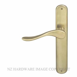 WINDSOR 8168 USB HAVEN OVAL LONGPLATE UNLACQUERED SATIN BRASS