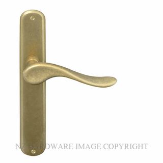 WINDSOR 8168LD RLB HAVEN OVAL LEFT HAND DUMMY HANDLE RUMBLED BRASS