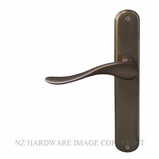 WINDSOR HAVEN OVAL AB LONGPLATE ANTIQUE BRONZE