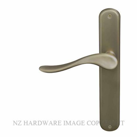 WINDSOR HAVEN OVAL RB LONGPLATE ROMAN BRASS