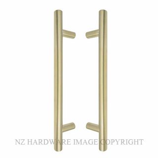 WINDSOR 8190 - 8191  USB PULL HANDLE UNLACQUERED SATIN BRASS