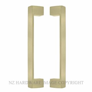 WINDSOR 8193 USB PULL HANDLE BACK TO BACK 235 OA UNLACQUERED SATIN BRASS