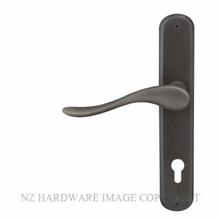 WINDSOR 8168 E85 DRB HAVEN OVAL LONGPLATE E85 KEYHOLE DARK ROMAN BRASS