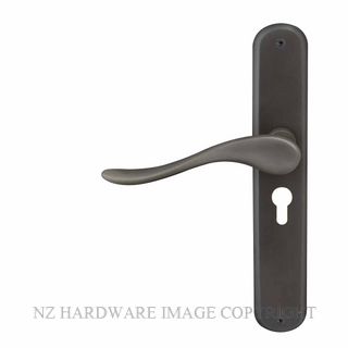 WINDSOR 8168 E48 DRB HAVEN OVAL LONGPLATE E48 KEYHOLE DARK ROMAN BRASS