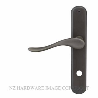 WINDSOR 8168 P85 DRB HAVEN OVAL LONGPLATE P85 PRIVACY HANDLES DARK ROMAN BRASS