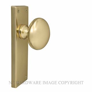 WINDSOR 3013 PB VICTORIAN KNOB PASSAGE KITSET POLISHED BRASS
