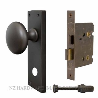 WINDSOR 3014 DRB VICTORIAN KNOB PRIVACY KITSET DARK ROMAN BRASS