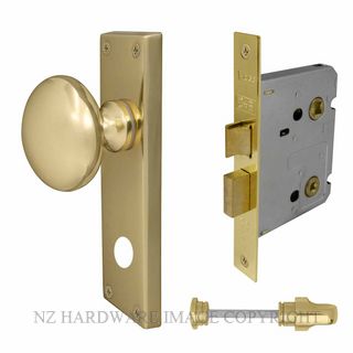 WINDSOR 3014 PB VICTORIAN KNOB PRIVACY KITSET POLISHED BRASS