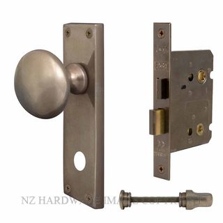 WINDSOR 3014 NB VICTORIAN KNOB PRIVACY KITSET NATURAL BRONZE