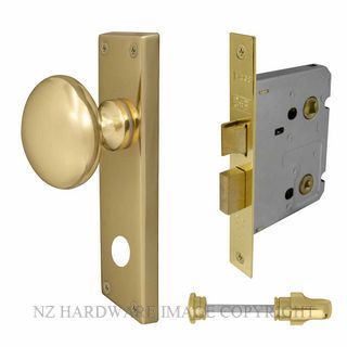 WINDSOR 3014 UB VICTORIAN KNOB PRIVACY KITSET UNLACQURED BRASS