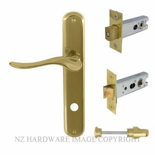 WINDSOR 8249 UB HAVEN OVAL PRIVACY KITSET UNLACQUERED BRASS