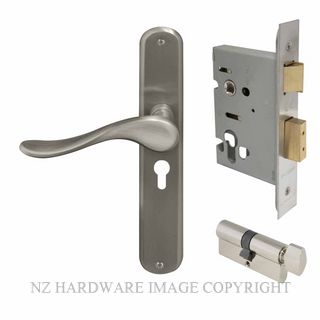 WINDSOR 8250 BN HAVEN OVAL E48 EURO LOCK KITSET BRUSHED NICKEL