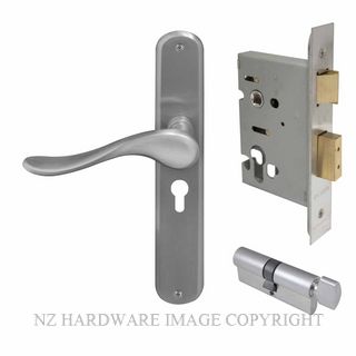 WINDSOR 8250 SC HAVEN OVAL E48 EURO LOCK KITSET SATIN CHROME