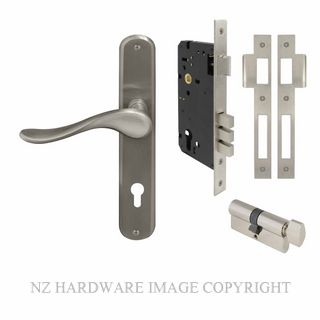WINDSOR 8251 BN HAVEN OVAL E85 EURO LOCK KITSET BRUSHED NICKEL