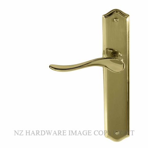 WINDSOR HAVEN TRADITIONAL UB LONGPLATE UNLACQUERED BRASS