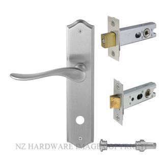 WINDSOR 8253 SC HAVEN TRADITIONAL PRIVACY KITSET SATIN CHROME