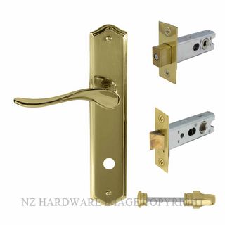 WINDSOR 8253 UB HAVEN TRADITIONAL PRIVACY KITSET UNLACQUERED BRASS