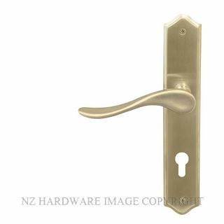 WINDSOR 8169 E85 USB HAVEN TRADITIONAL LONGPLATE E85 EURO UNLACQUERED SATIN BRASS