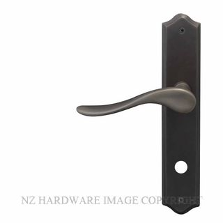 WINDSOR 8169 P85 DRB HAVEN TRADITIONAL LONGPLATE P85 PRIVACY HANDLES DARK ROMAN BRASS