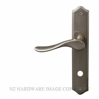 WINDSOR 8169 P85 NB HAVEN TRADITIONAL LONGPLATE P85 PRIVACY HANDLES NATURAL BRONZE