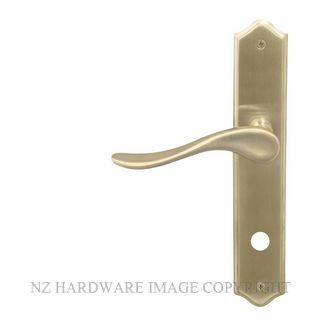 WINDSOR 8169 P85 USB HAVEN TRADITIONAL LONGPLATE P85 PRIVACY HANDLES UNLACQUERED SATIN BRASS