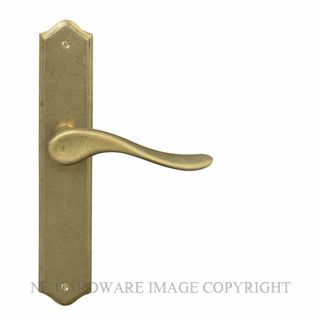 WINDSOR 8169LD RLB HAVEN TRADITIONAL LEFT HAND DUMMY HANDLE RUMBLED BRASS