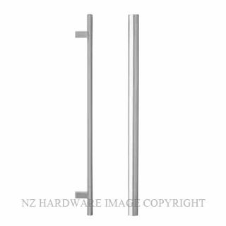 LOCKWOOD 141X450SS PULL HANDLES PER PAIR SATIN STAINLESS