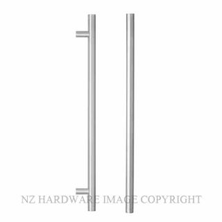 LOCKWOOD 142X450SS PULL HANDLES PER PAIR SATIN STAINLESS