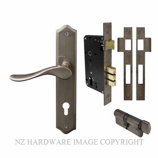 WINDSOR 8255 NB HAVEN TRADITIONAL E85 EURO LOCK KITSET NATURAL BRONZE
