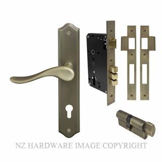 WINDSOR 8255 RB HAVEN TRADITIONAL E85 EURO LOCK KITSET ROMAN BRASS