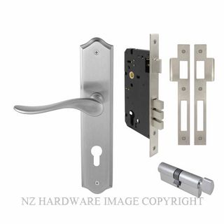 WINDSOR 8255 SC HAVEN TRADITIONAL E85 EURO LOCK KITSET SATIN CHROME