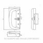 YALE MC1140DB MAWSON SLIDING DOOR LOCKSET BLACK