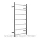 ALEXANDER ELAN 7A05 7 BAR 45R HEATED TOWEL LADDER POLISHED STAINLESS