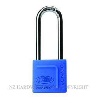 LOCKWOOD 120N/30/150/DP 120N SERIES PADLOCK 30MM WITH 50MM SHACKLE WITH SILICON JACKET DP