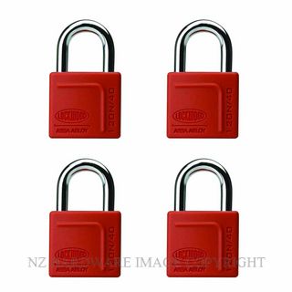 LOCKWOOD 120N/40/125/4DP 120N SERIES PADLOCK 40MM WITH 25MM SHACKLE WITH SILICON JACKET 4DP