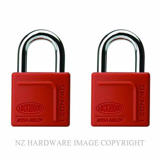 LOCKWOOD 120N/40/125/2DP 120N SERIES PADLOCK 40MM WITH 25MM SHACKLE WITH SILICON JACKET 2DP