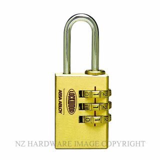 Lockwood 150 25 Series Combination Padlocks Brass