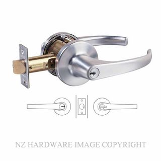 LOCKWOOD L929SC LEVER HANDLE ESCAPE DEADLATCH SATIN CHROME