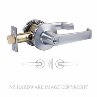 LOCKWOOD L950SC LEVER HANDLE DEADLATCH SATIN CHROME
