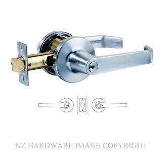 LOCKWOOD 950 SERIES KEY N LEVER SATIN CHROME