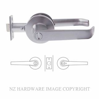 LOCKWOOD L952SC LEVER HANDLE PRIVACY SET SATIN CHROME