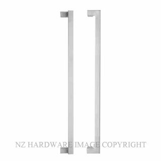 LOCKWOOD 146X600SS PULL HANDLES PER PAIR SATIN STAINLESS