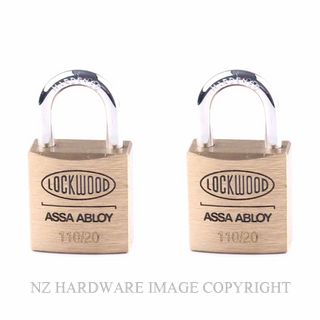 LOCKWOOD 110/20/111/2NDP 110 SERIES PADLOCK 20MM WITH 11MM SHACKLE NDP