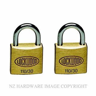 LOCKWOOD 110/30/119/2NDP 110 SERIES PADLOCK 30MM WITH 19MM SHACKLE NDP