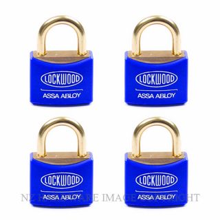 LOCKWOOD 110/30/219/B4NDP 110 SERIES MARINE 30MM BODY 19MM SHACKLE 4 PACK
