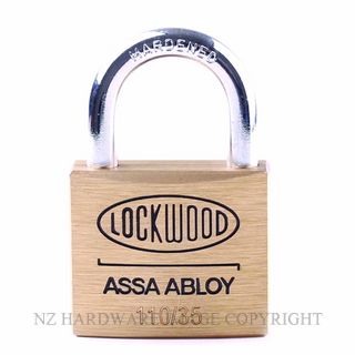 Lockwood 110 35 Series Padlocks Brass