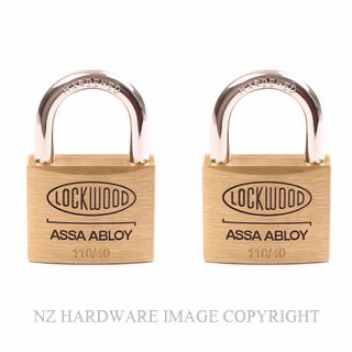 LOCKWOOD 110/40/123/2NDP 110 SERIES PADLOCK 40MM WITH 23MM SHACKLE NDP