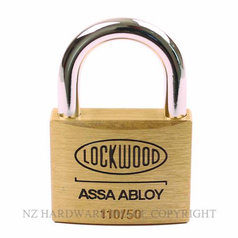 Lockwood 110 50 Series Padlocks Brass