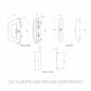 YALE AL901210 ALBANY ENDEVOUR KEY-SNIB LOCKSET
