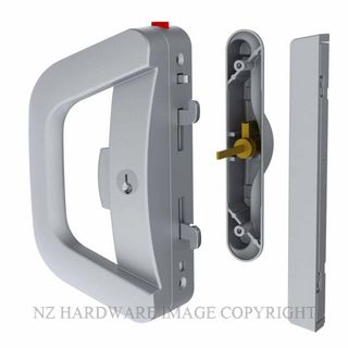 YALE AL911310SC ALBANY ENDEAVOUR DOUBLE KEYED SLIDING DOOR LOCK SATIN CHROME